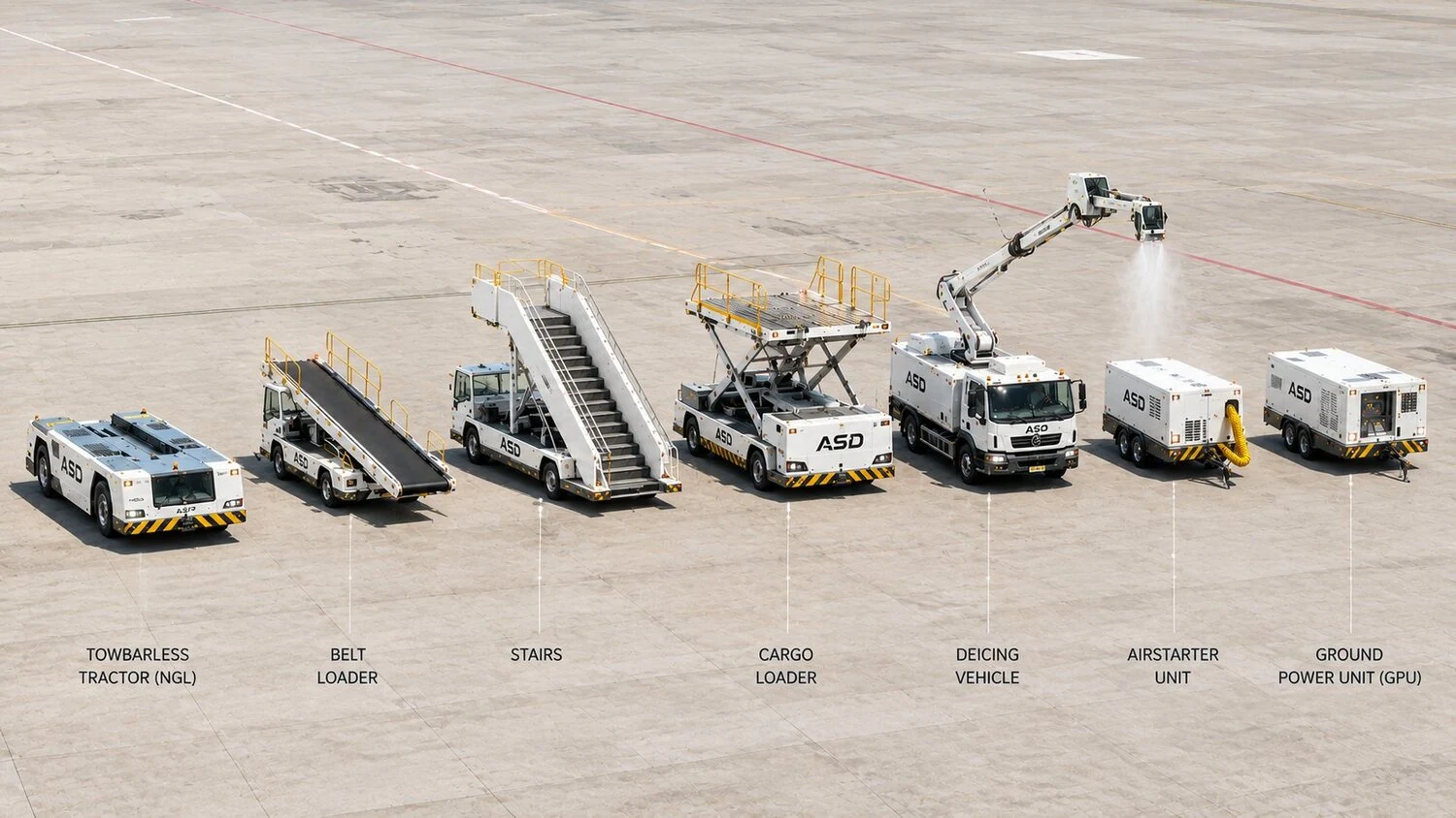 RSE ground support equipment fleet