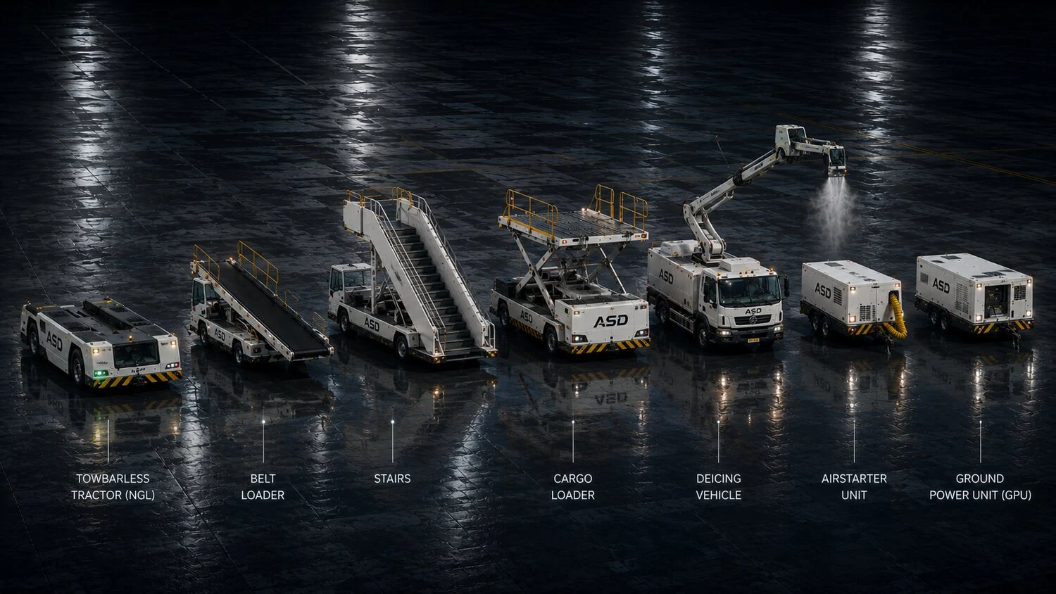 RSE ground support equipment fleet